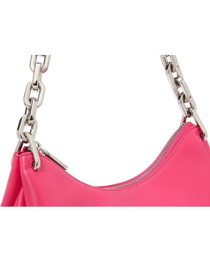 Knott Color-Blocked Pebbled Leather Flap Crossbody Product Image
