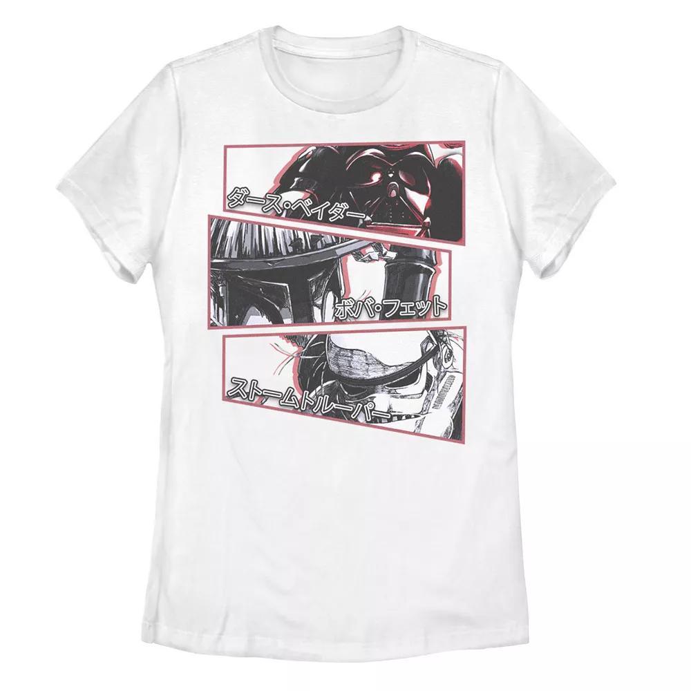 Juniors' Star Wars: Visions Stacked Panel Poster Tee, Women's, Size: XL, Black Product Image