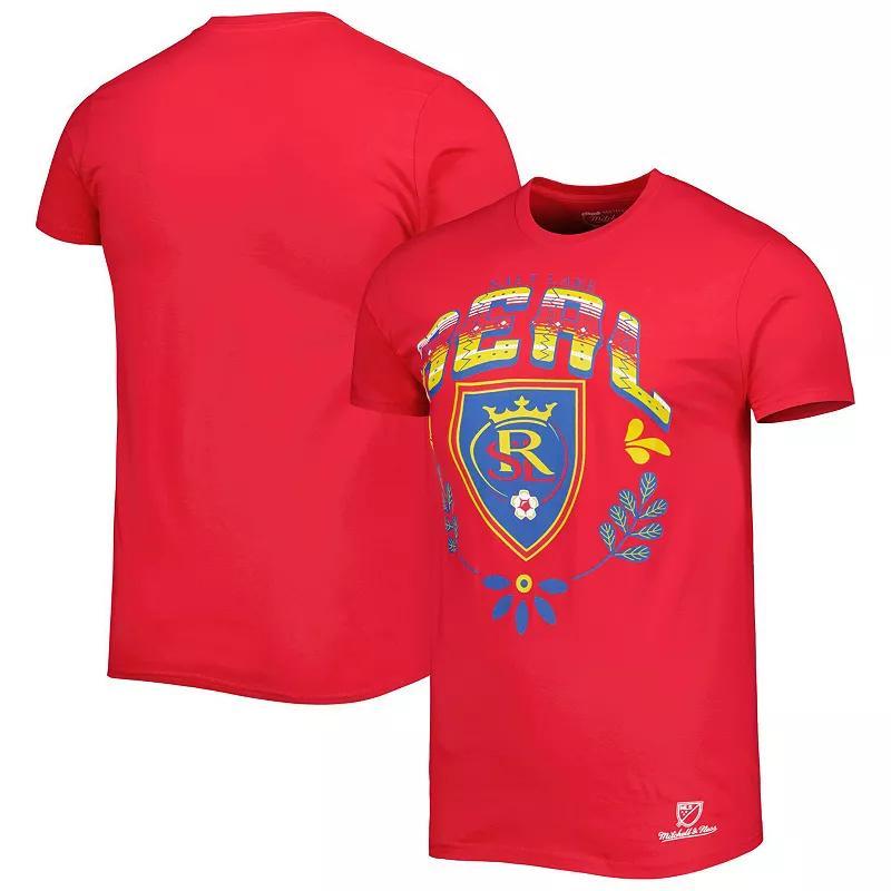 Men's Mitchell & Ness Red Real Salt Lake Serape T-Shirt, Size: XL, Slt Red Product Image
