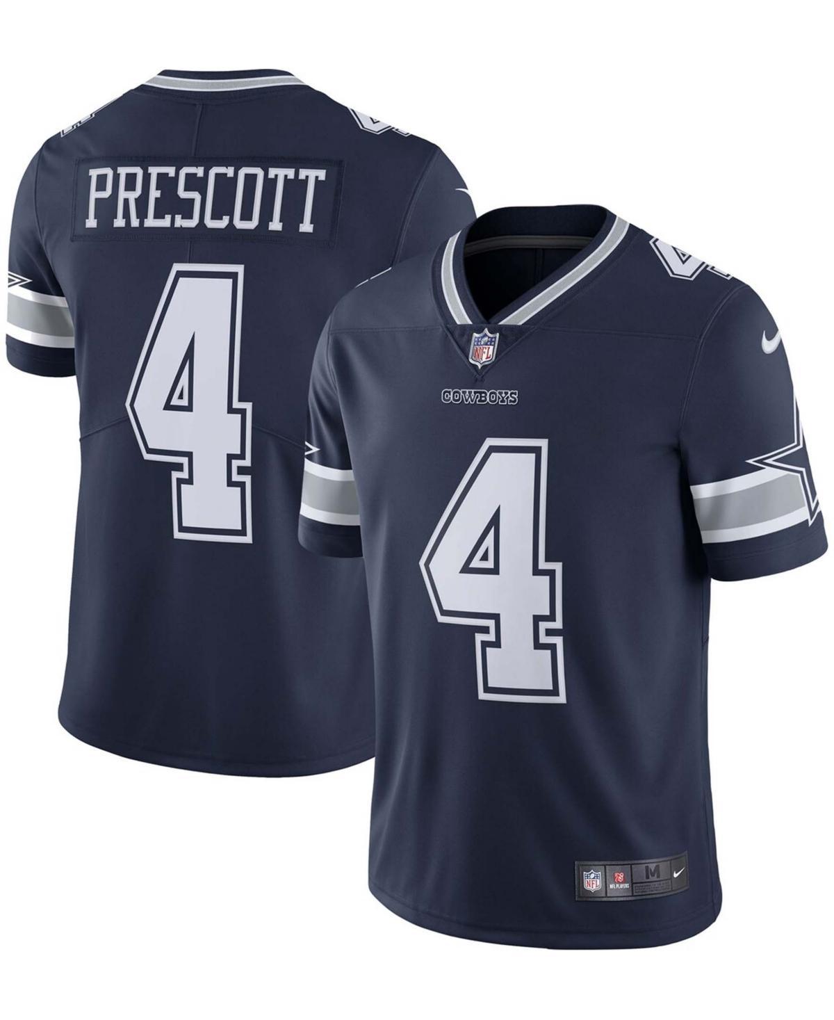 Men's Nike Dak Prescott Navy Dallas Cowboys Vapor Limited Player Jersey, Size: XL, Blue Product Image