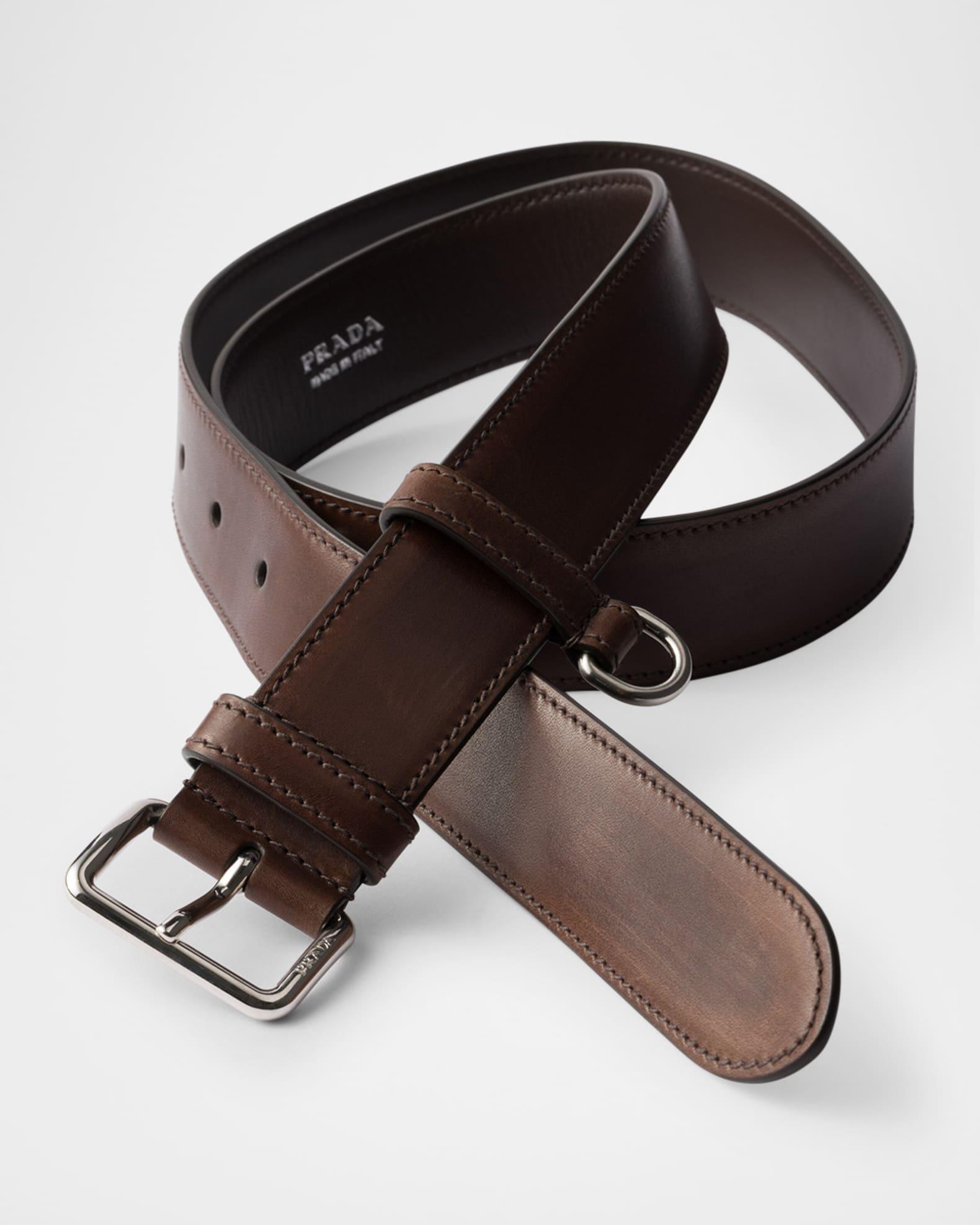 Men's Antiqued Leather Belt Product Image