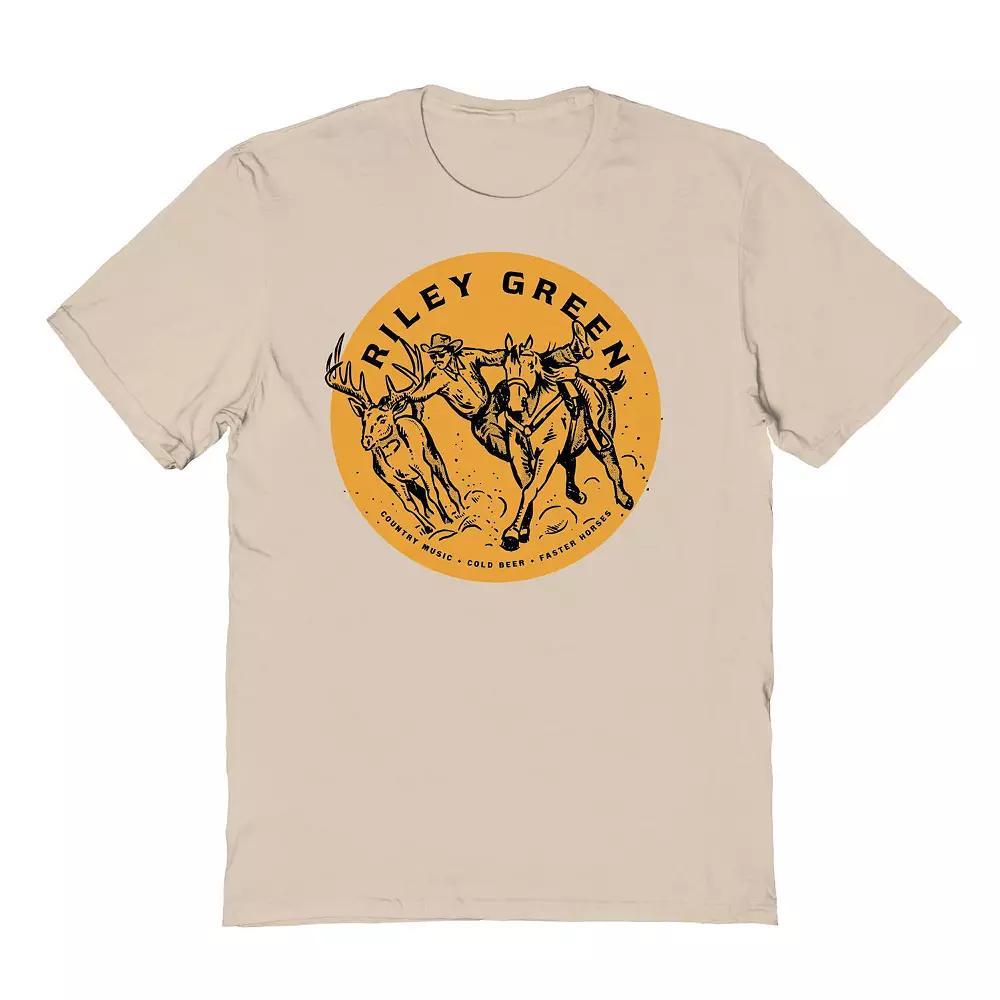 Men's Deer Dogger Fast Horses Graphic Tee, Size: XL, Brown Product Image