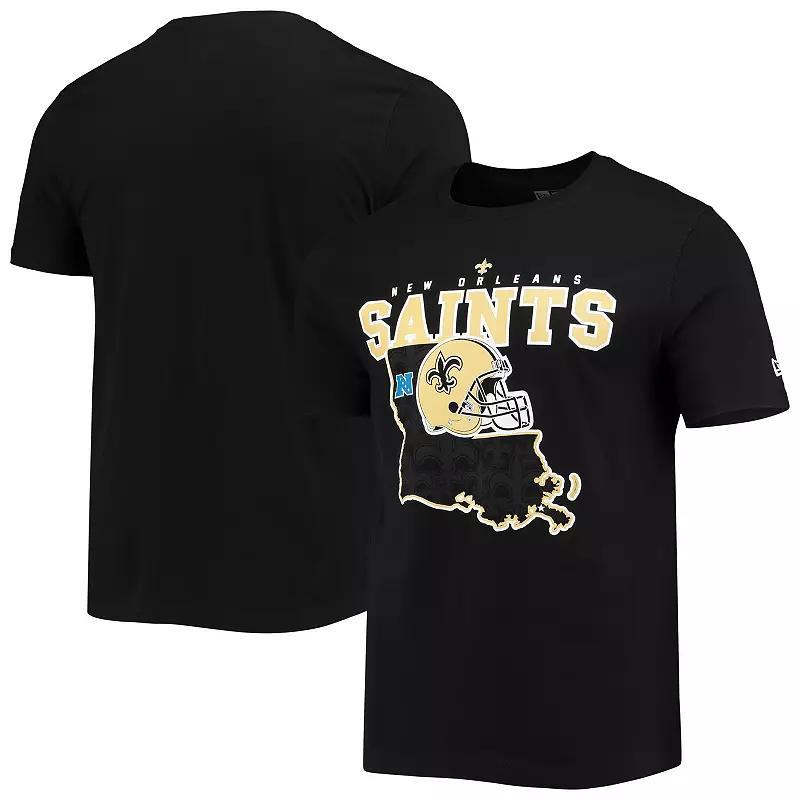 Men's New Era Black New Orleans Saints Local Pack T-Shirt, Size: Large Product Image