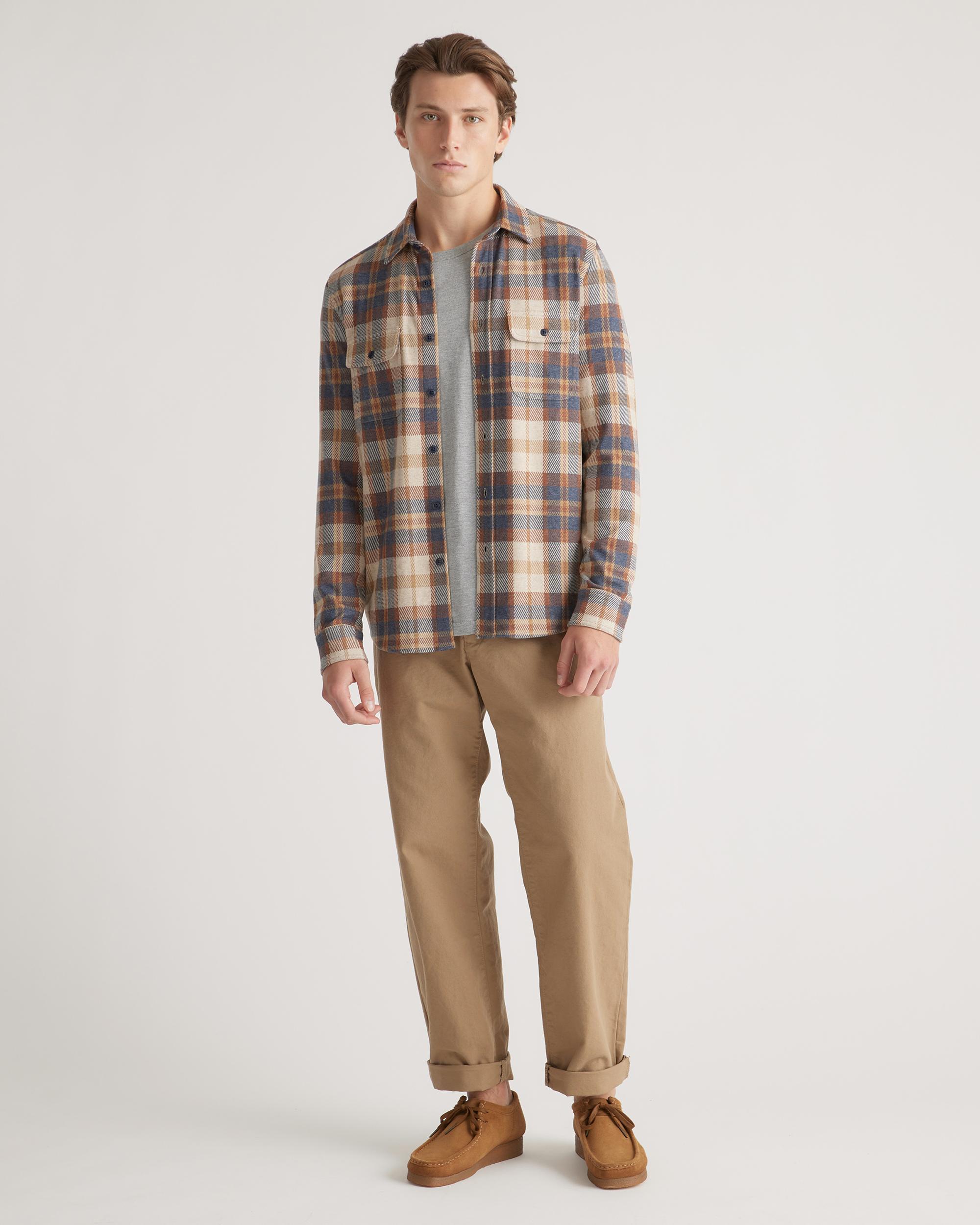 Quince | Men's Stretch Sweater Fleece Shirt Size XL, Recycled Polyester Product Image