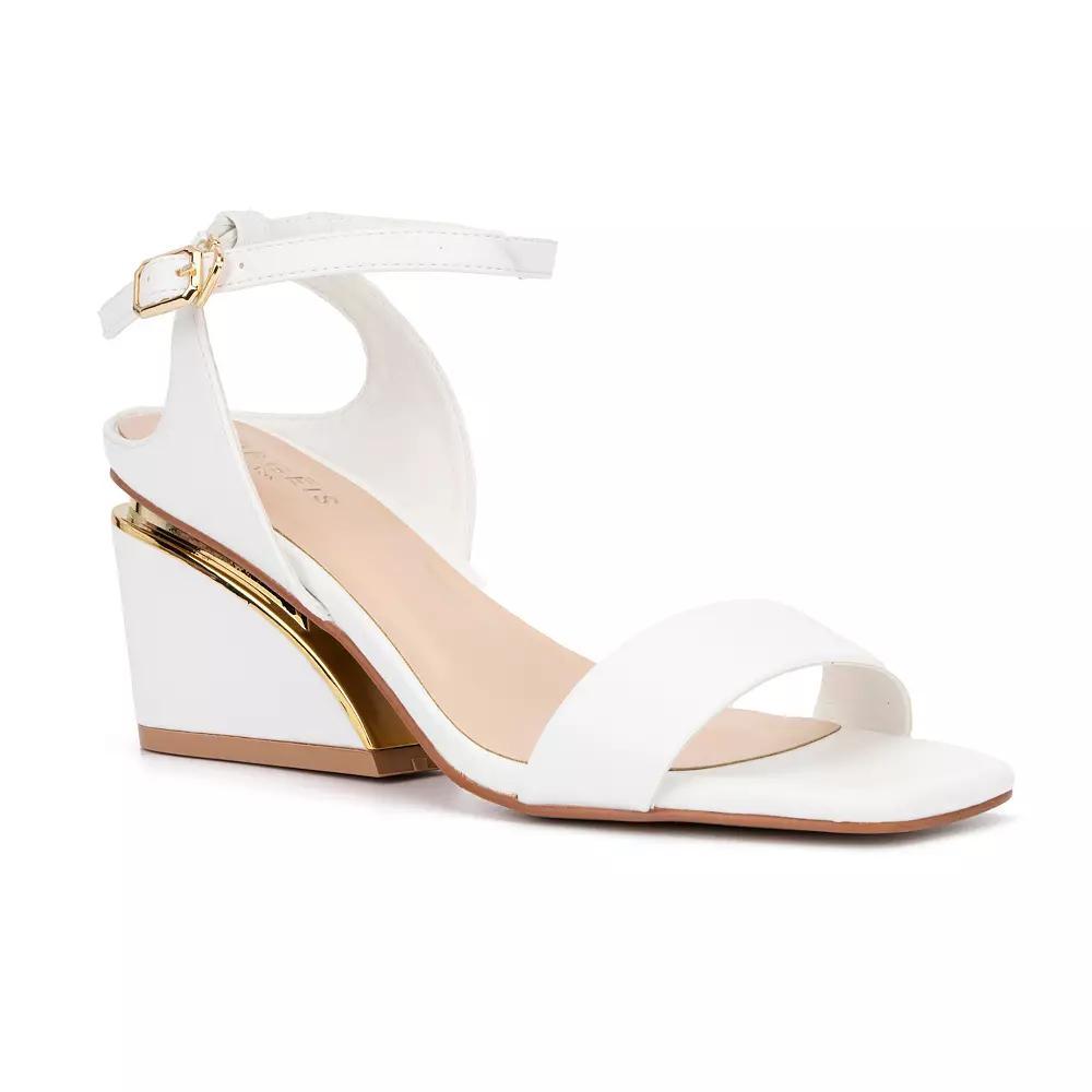 Torgeis Candida Women's Heeled Dress Sandals, Size: 8.5, White Product Image