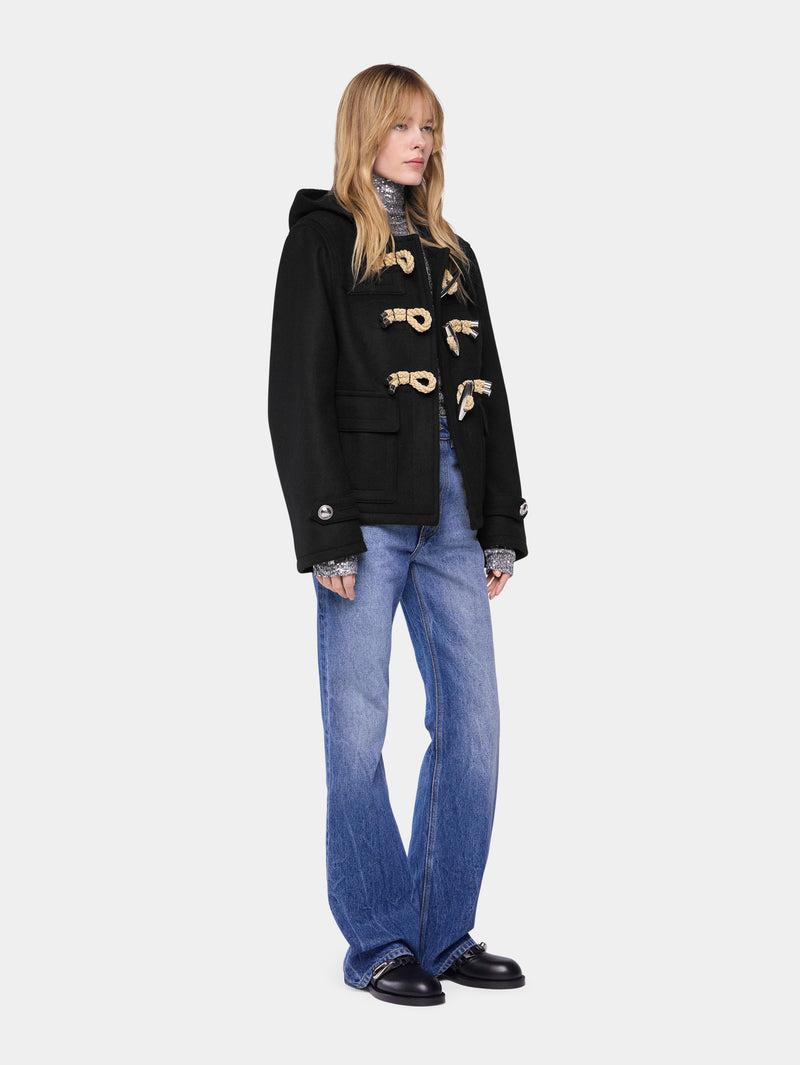 SHORT COAT IN WOOL Product Image