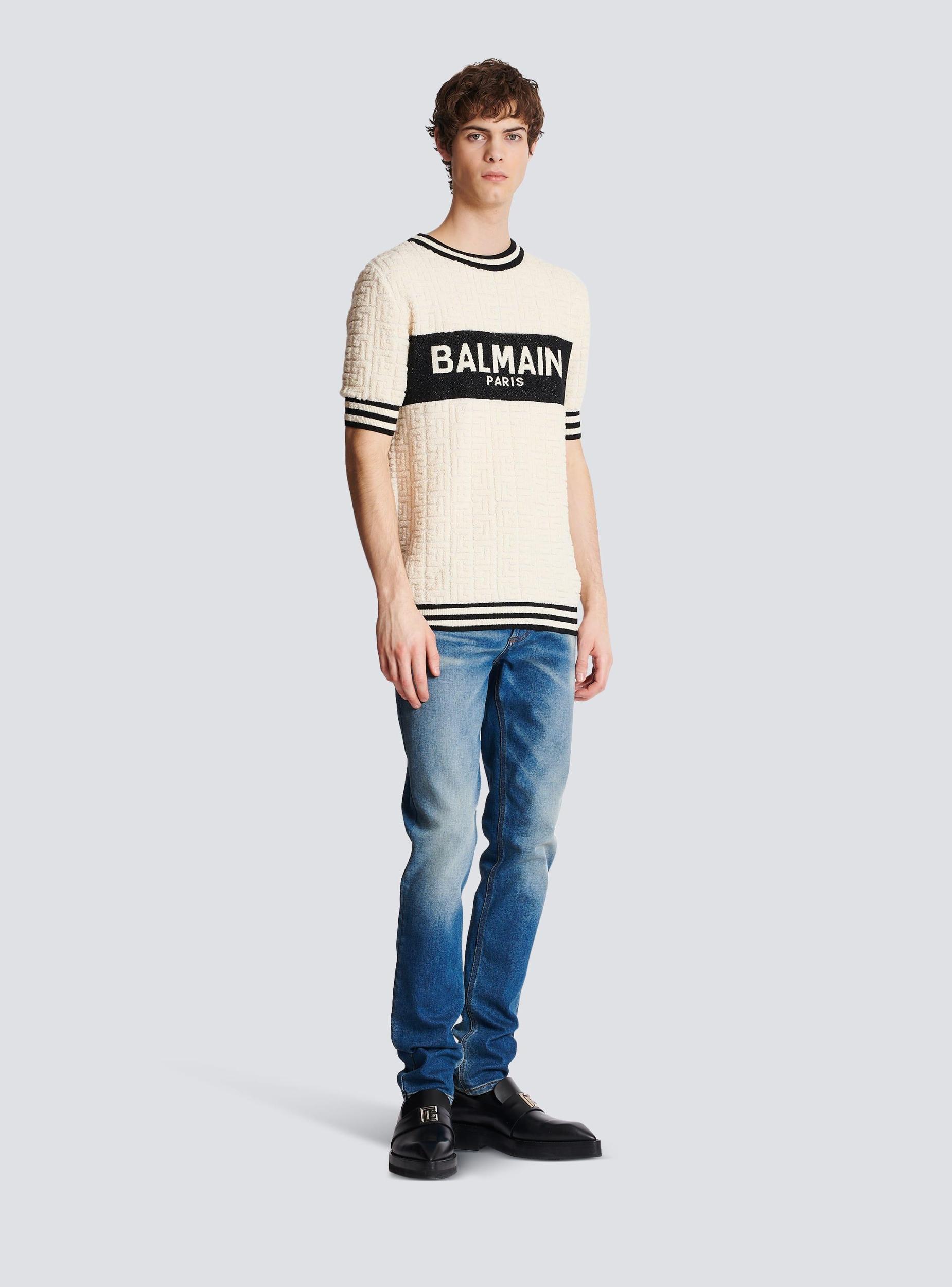 Balmain cotton terry T-shirt Product Image