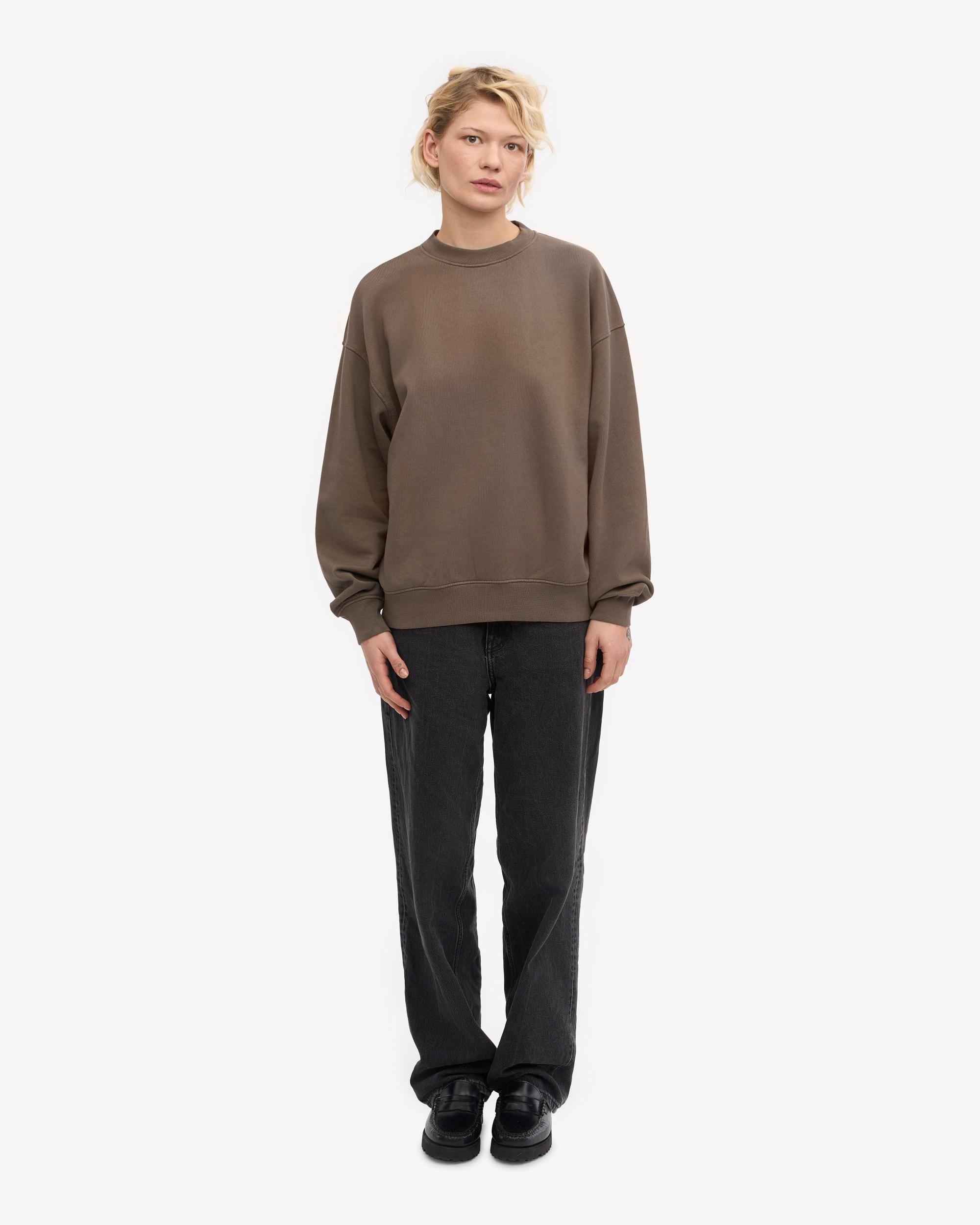 Organic Oversized Crew - Sunny Orange Product Image