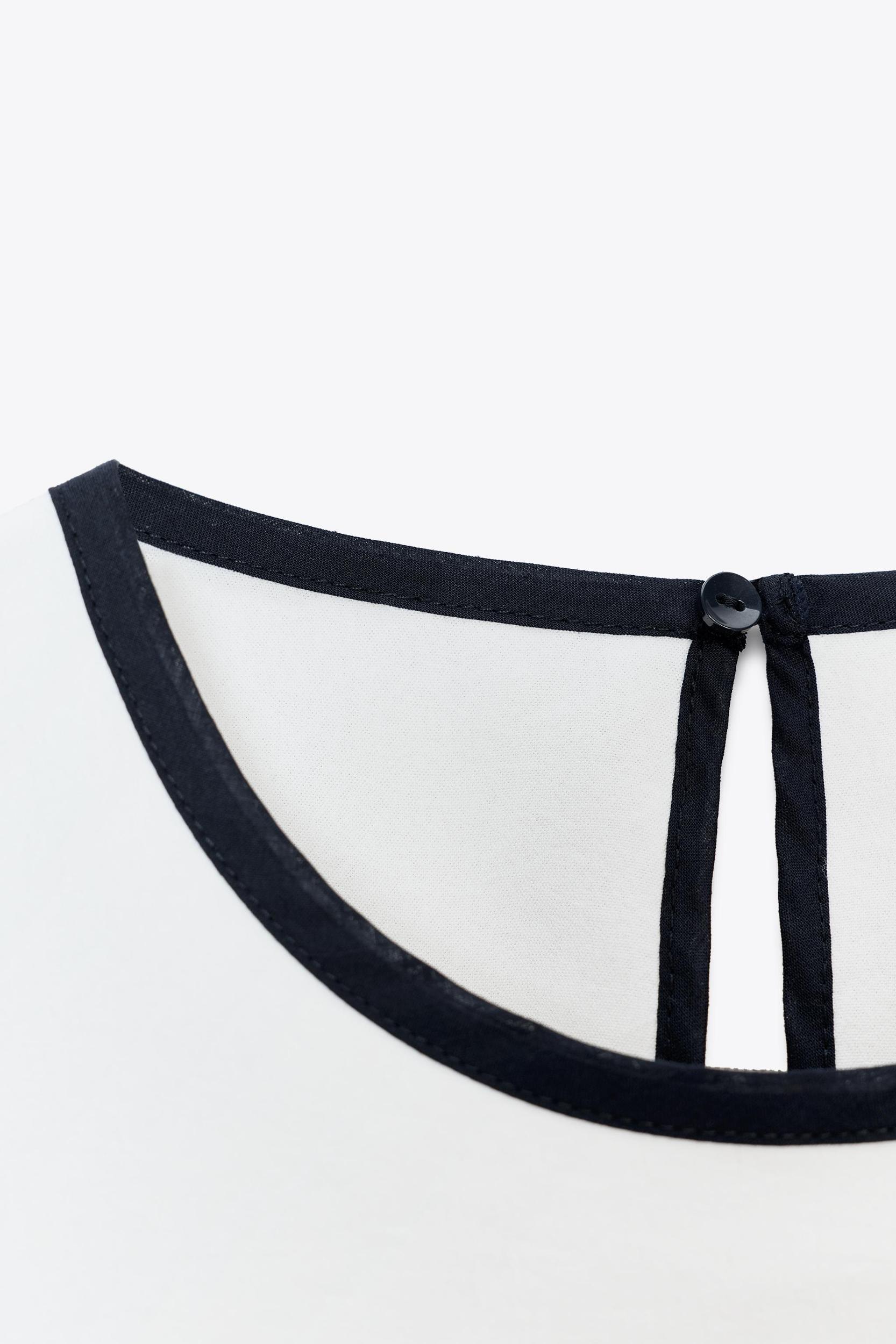 CONTRAST TRIM TOP Product Image