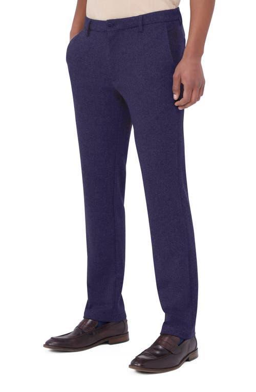 BUGATCHI Men's Flannel Chino Pants In Navy Product Image