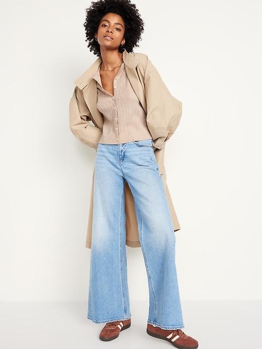 SoSoft Cable Crop Cardigan Sweater Product Image