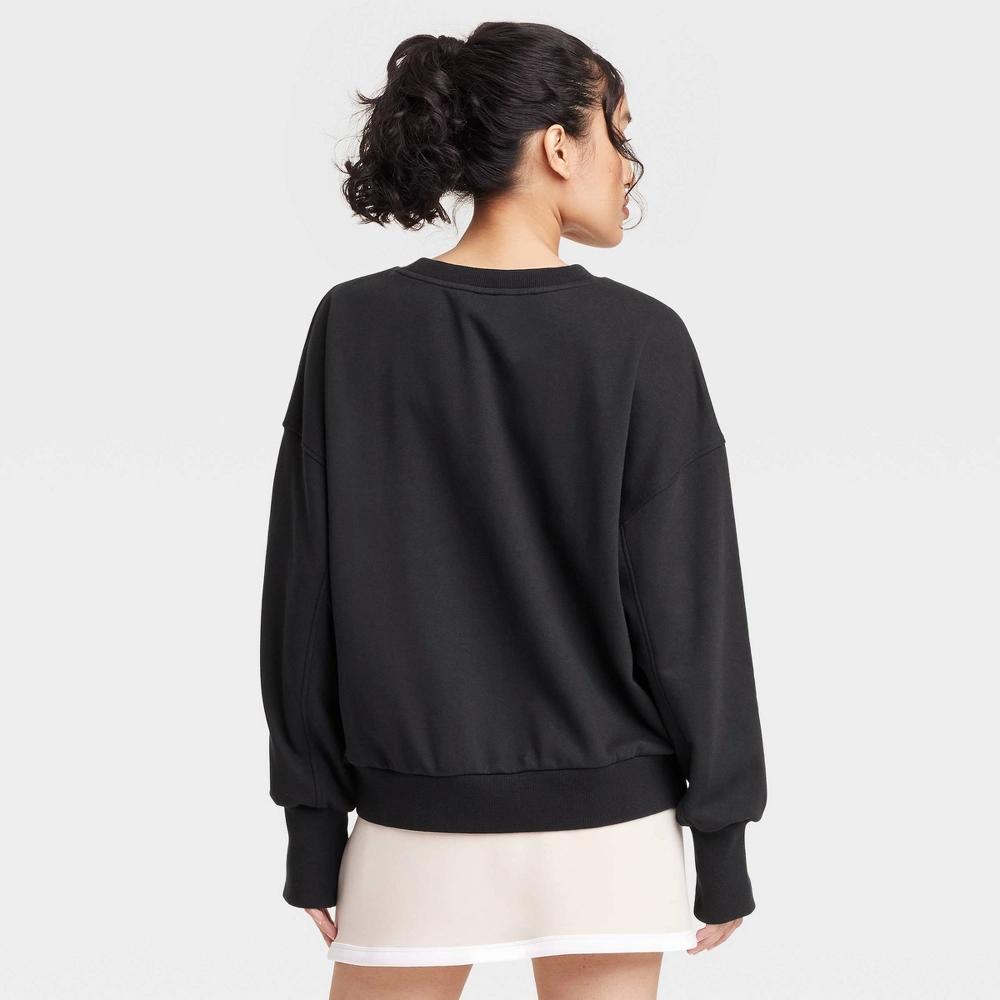 Women's Valentine's Day Graphic French Terry Crewneck Sweatshirt - JoyLab™ Product Image