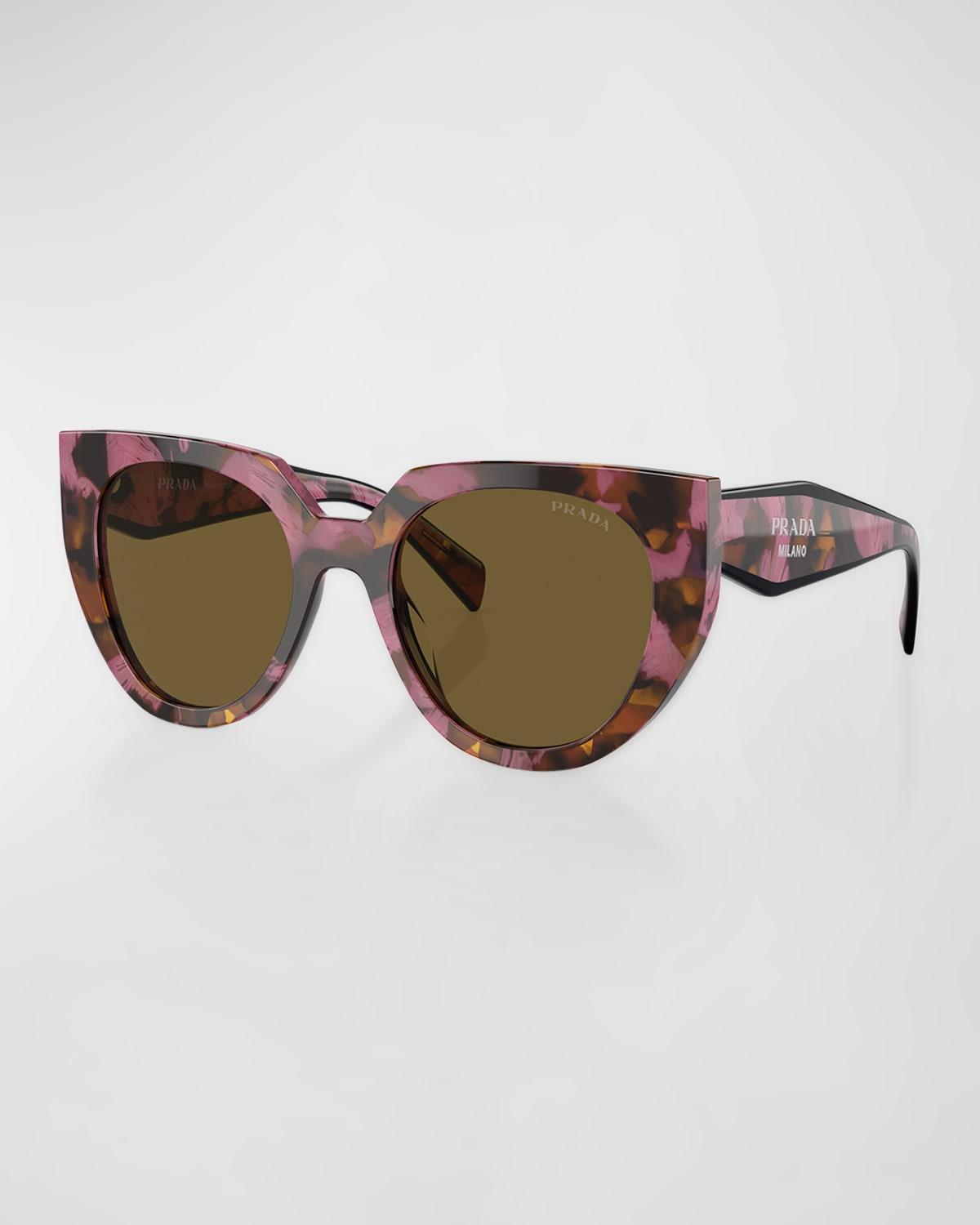Prada Womens PR 14WS 52mm Tortoise Cat Eye Sunglasses Product Image