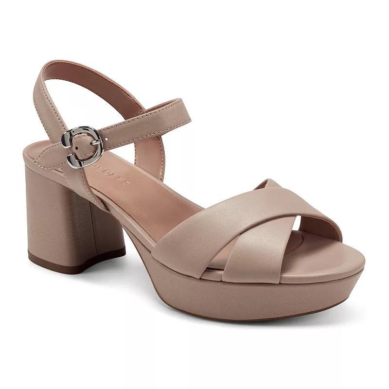 Aerosoles Cosmos Womens Suede Platform Sandals Product Image