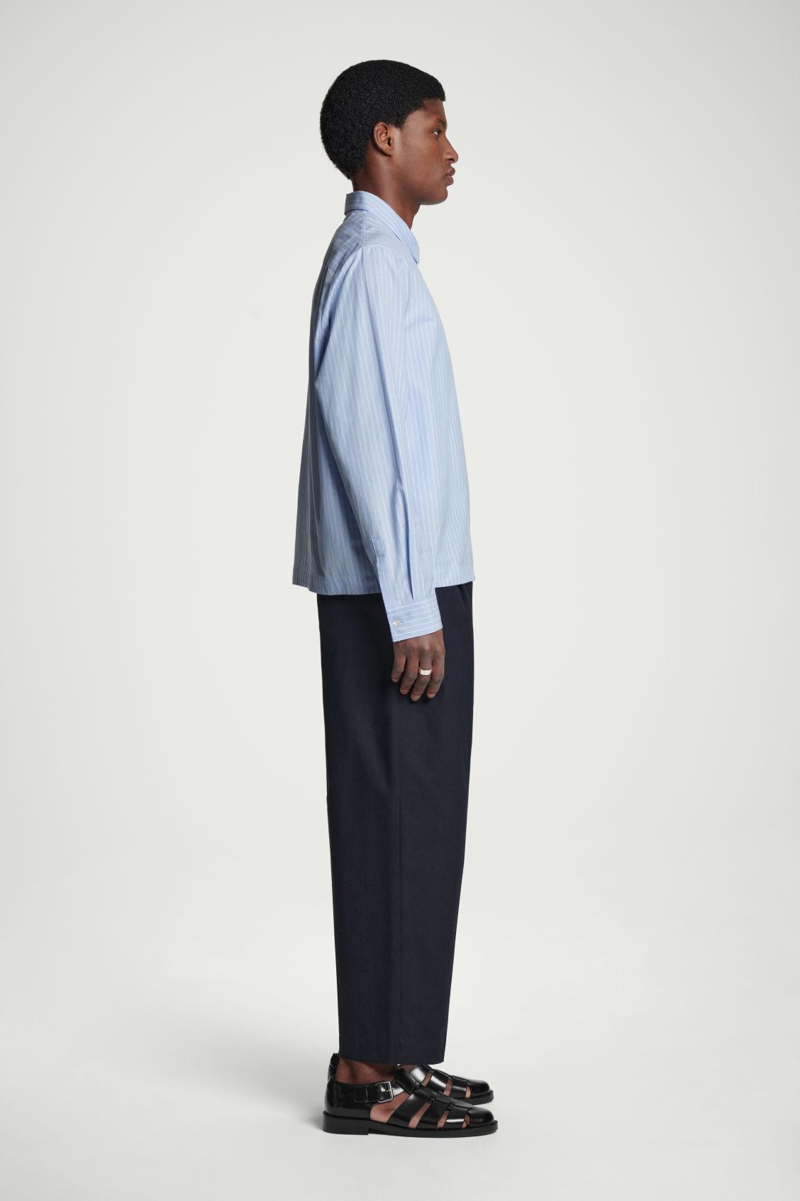 ZIPPED TWILL SHIRT Product Image