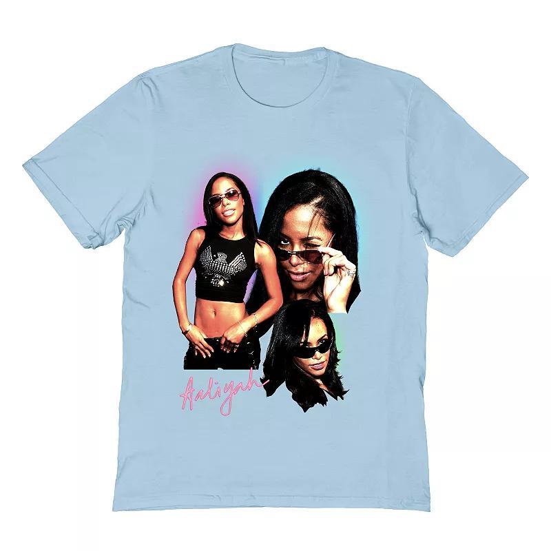 Men's Aaliyah Tee, Size: Large, Light Blue Product Image