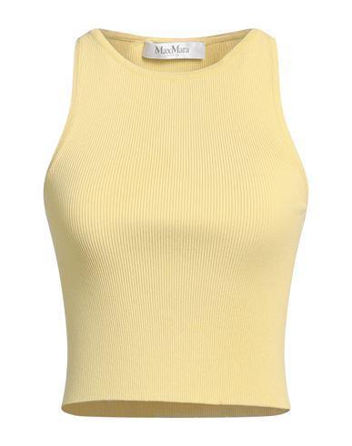 MAX MARA Woman Top Yellow Size L Viscose, Polyester Product Image