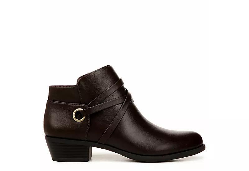 LifeStride Amara Women's Ankle Boots, Size: 8.5 Wide, Dark Brown Product Image