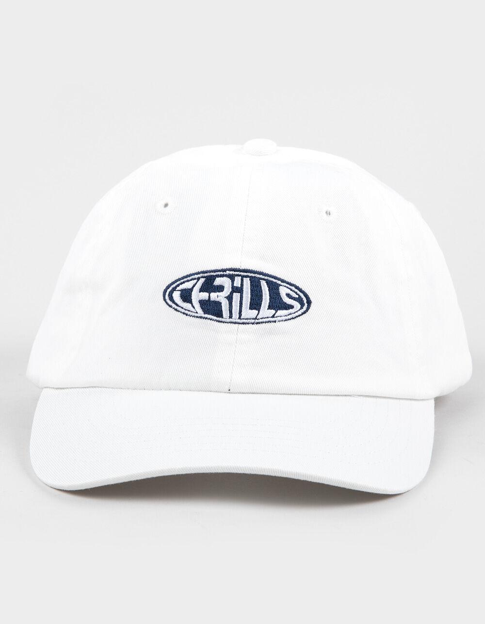 THRILLS Shadow 6 Panel Strapback Hat - WHITE Product Image