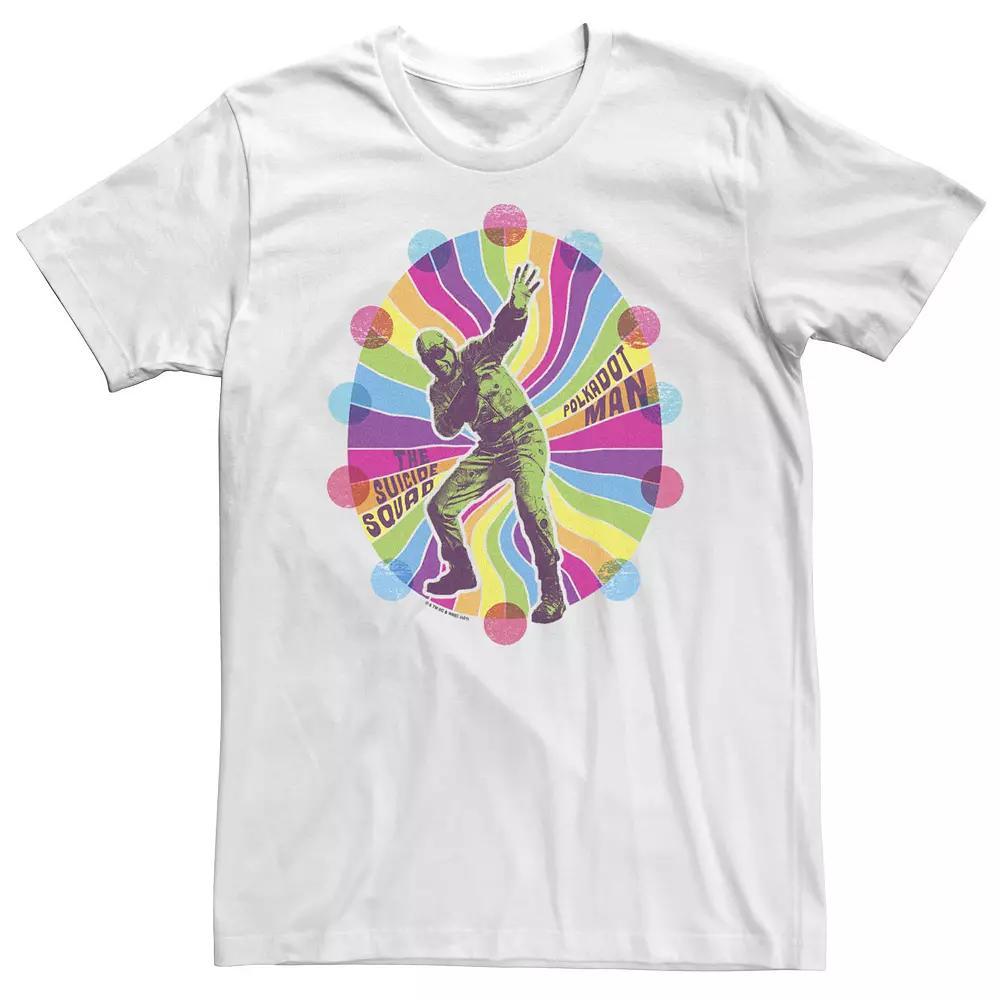 Big & Tall The Suicide Squad Polka-Dot Man Color Splash Tee, Men's, Size: 3XL, White Product Image