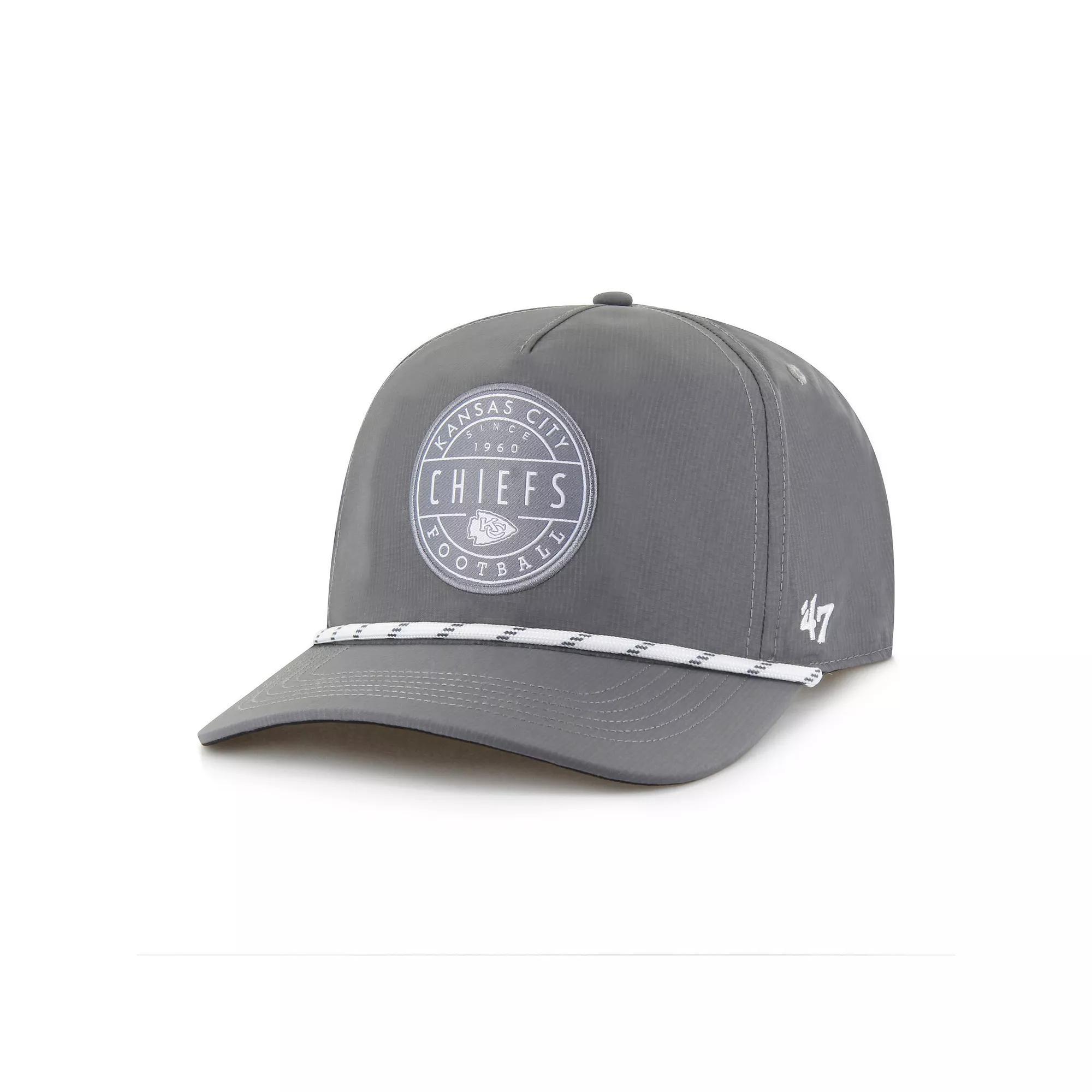 Men's '47  Gray Kansas City Chiefs Suburbia Hitch Adjustable Hat, Grey Product Image