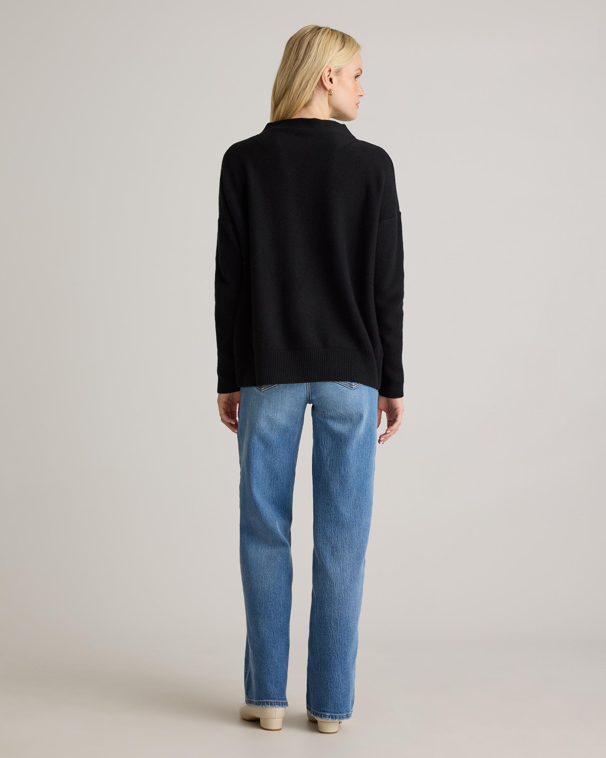 Quince | Women's Mongolian Cashmere Funnel Neck Sweater Product Image