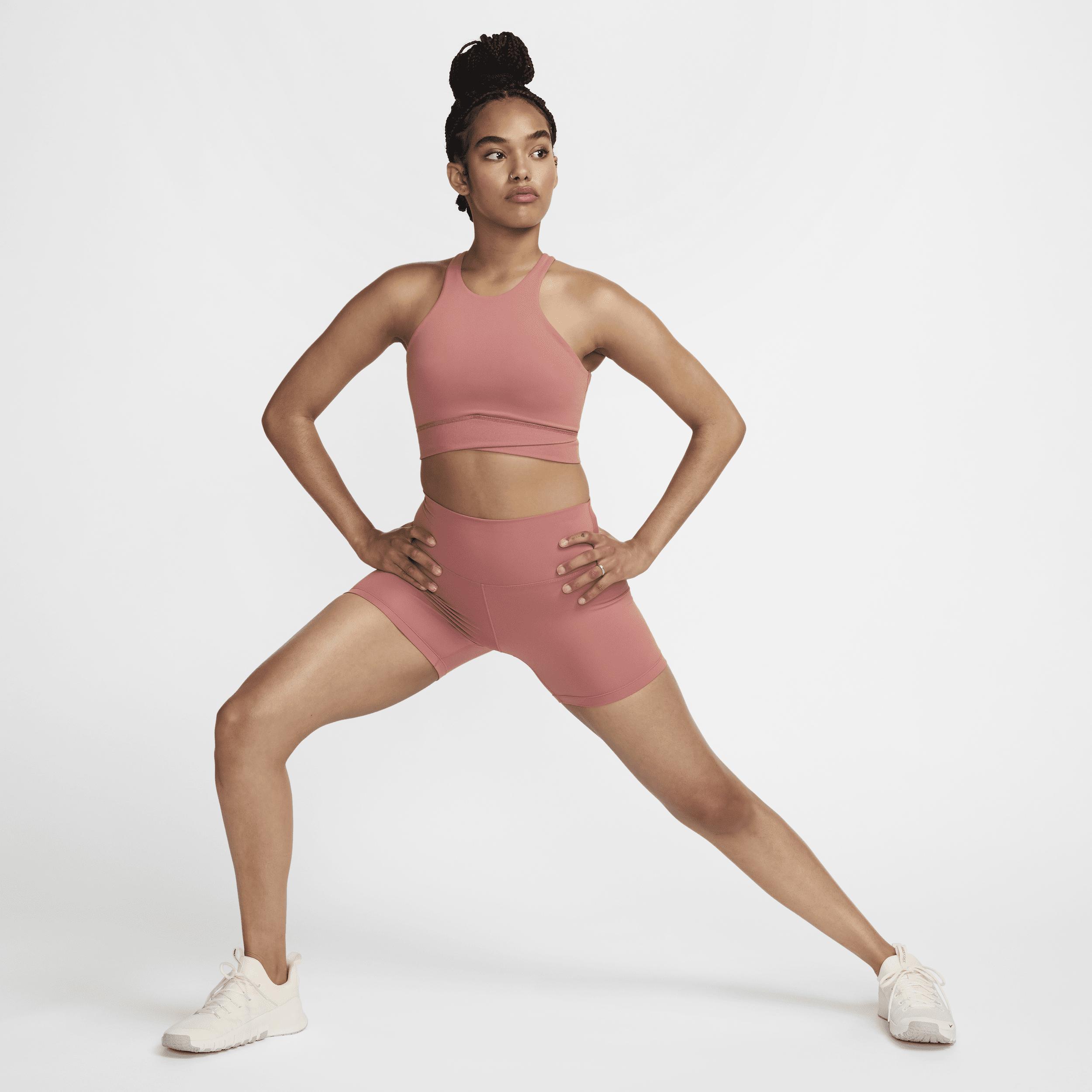 Nike Womens One Twist Light-Support Lightly Lined High-Neck Sports Bra Product Image