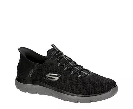 Skechers Hands Free Slip-ins™ Summits High Range Men's Shoes, Size: 9.5 XW, Black Grey Product Image