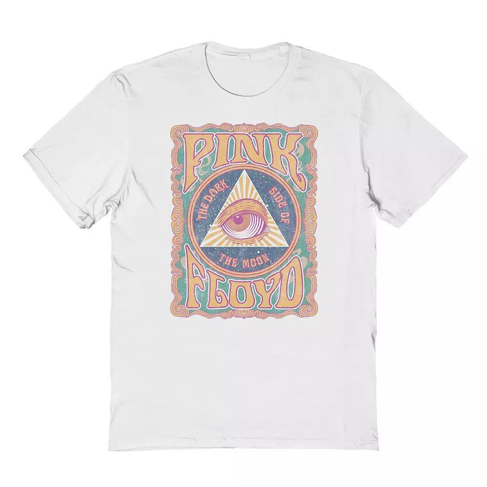 Men's Pink Floyd All Seeing Eye Graphic Tee, Size: XL, White Product Image