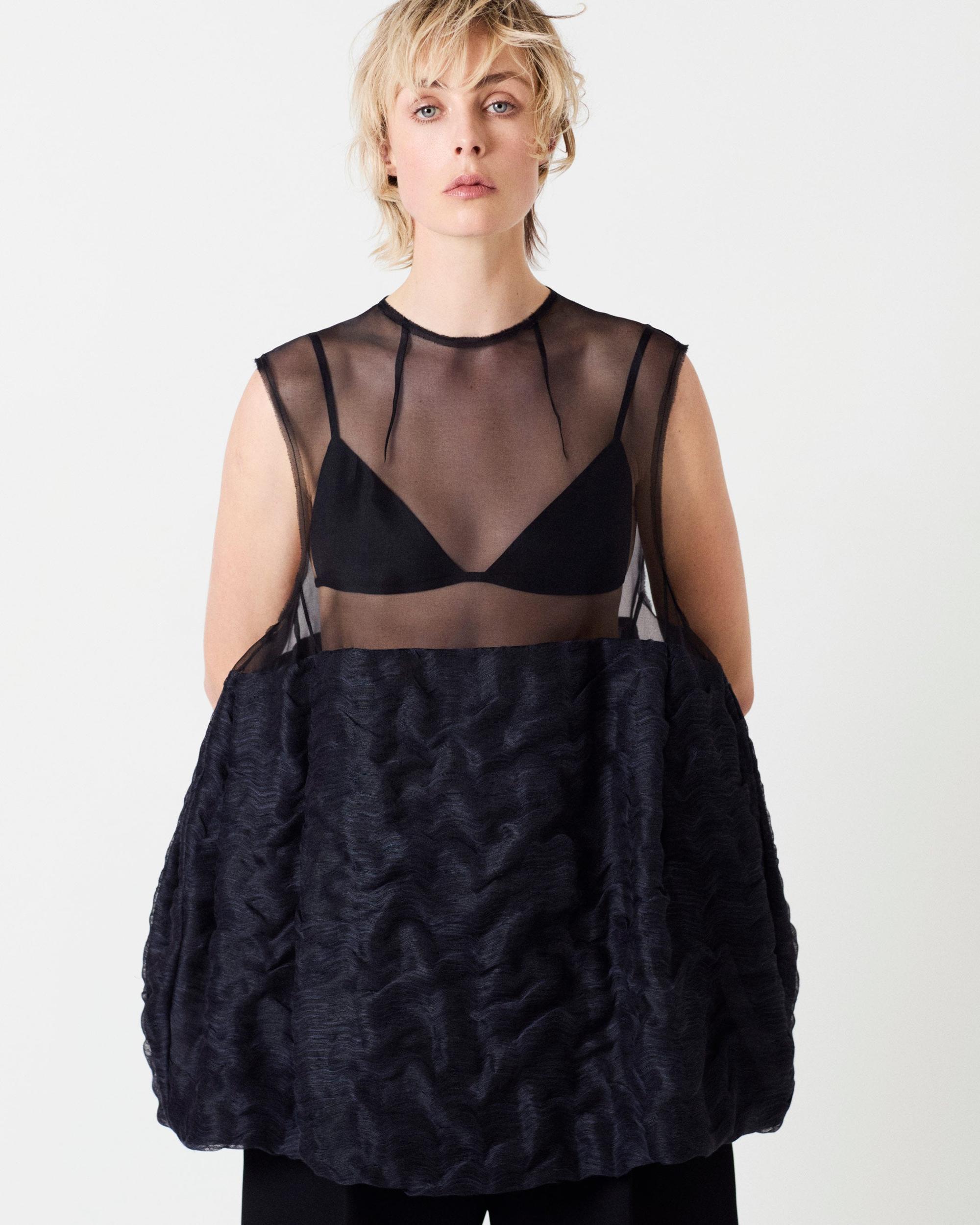 Blair Dress in Dark Navy Product Image