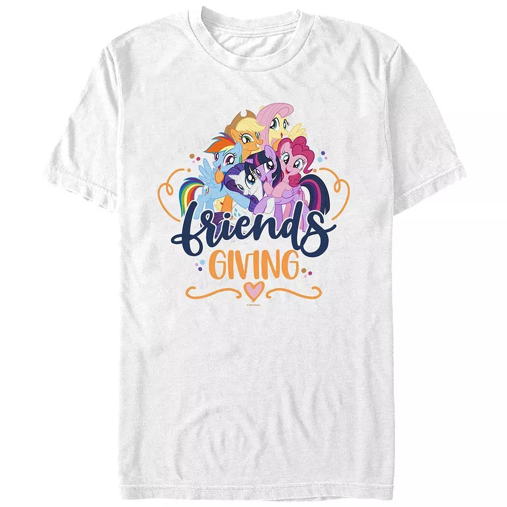 Men's My Little Pony Friendsgiving Graphic Tee, Size: Medium, White Product Image