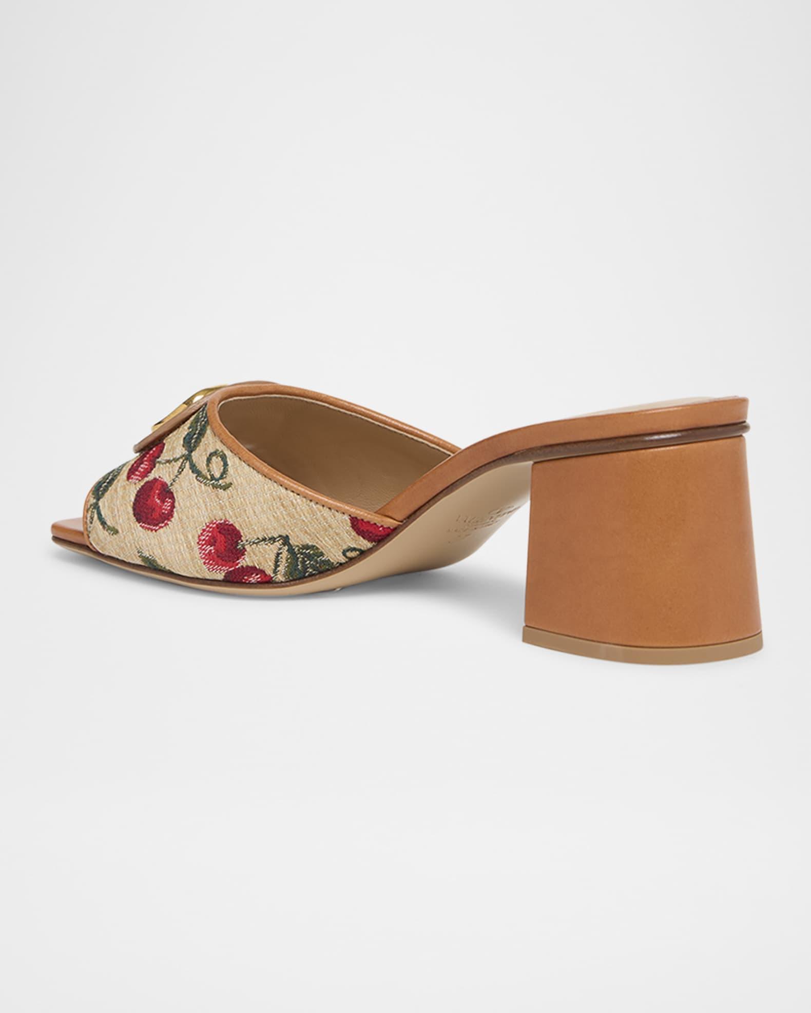 VLogo Medallion Cherry Slide Sandals Product Image