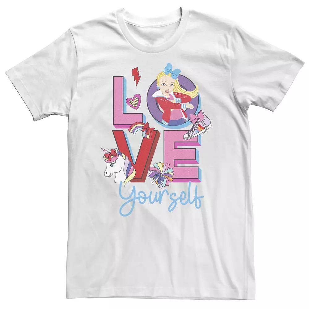 Big & Tall Jojo Siwa Love Yourself Rainbow Theme Tee, Mens Product Image