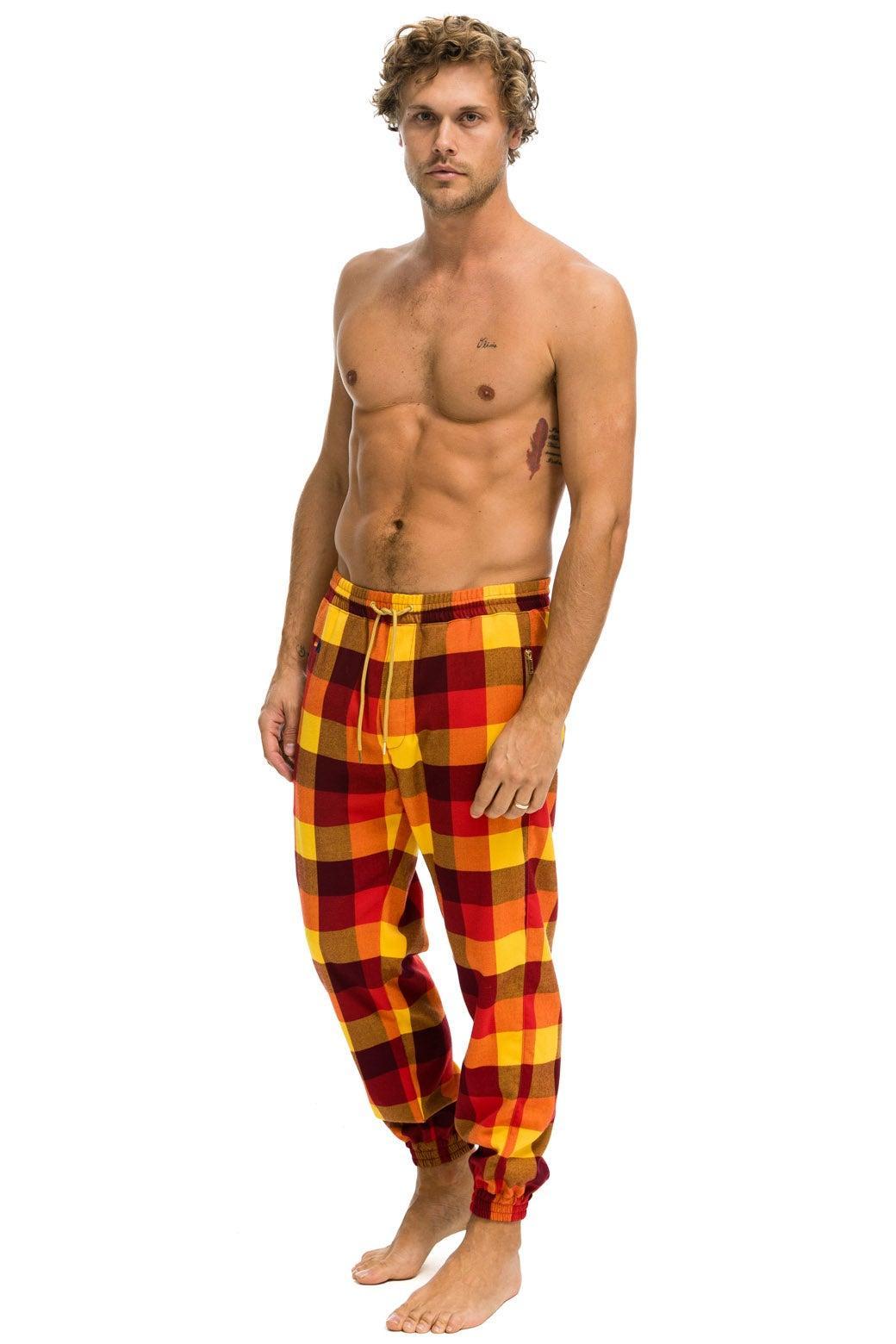 UNISEX PLAID LODGE PANT - SURFY PLAID Unisex Product Image