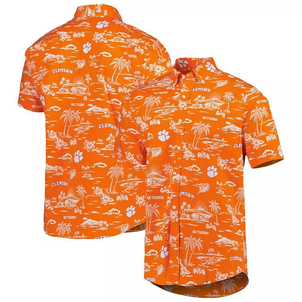 Men's Reyn Spooner Orange Clemson Tigers Classic Button-Down Shirt, Size: 2XL Product Image