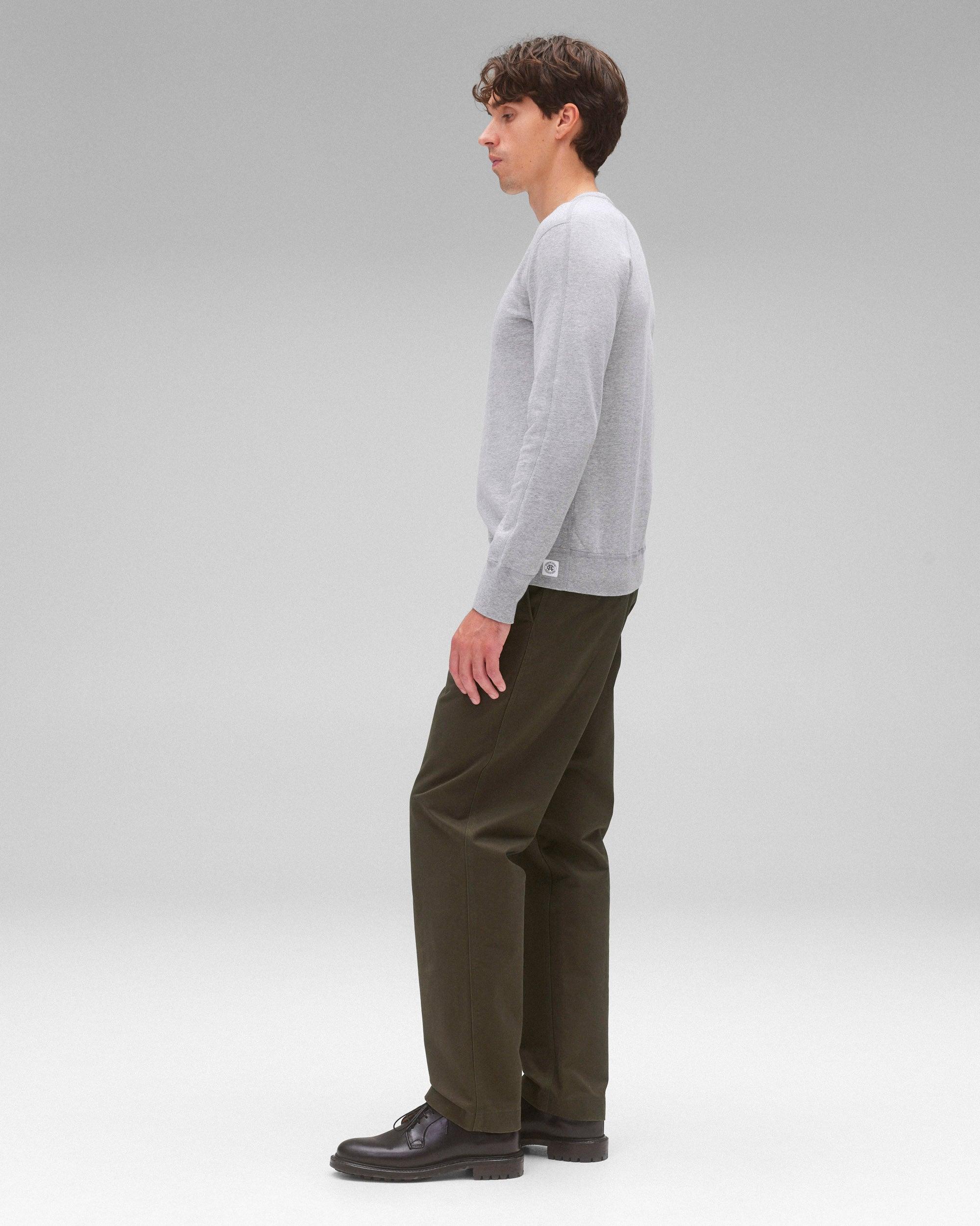Lightweight Terry Slim Crewneck Male Product Image