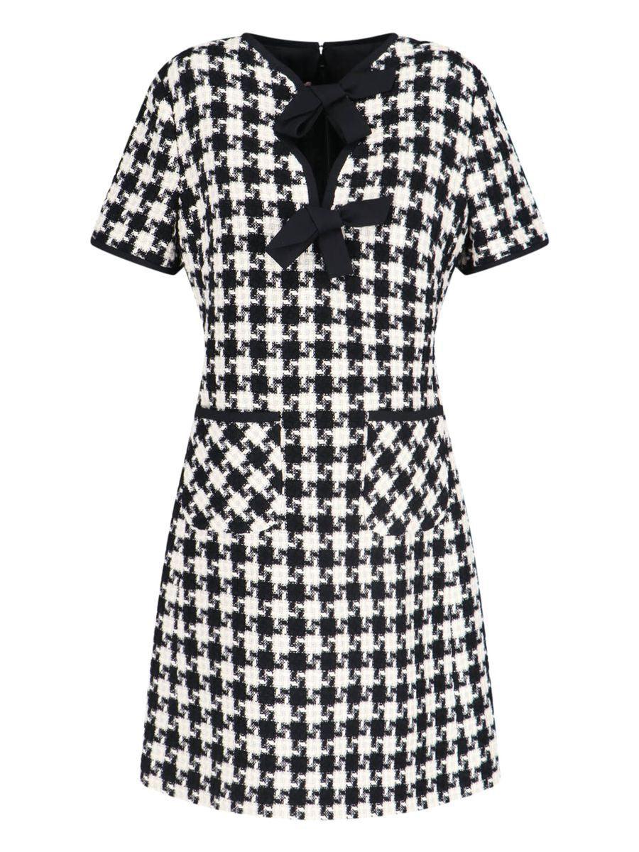 VALENTINO Geometric Patterned Short In White Product Image