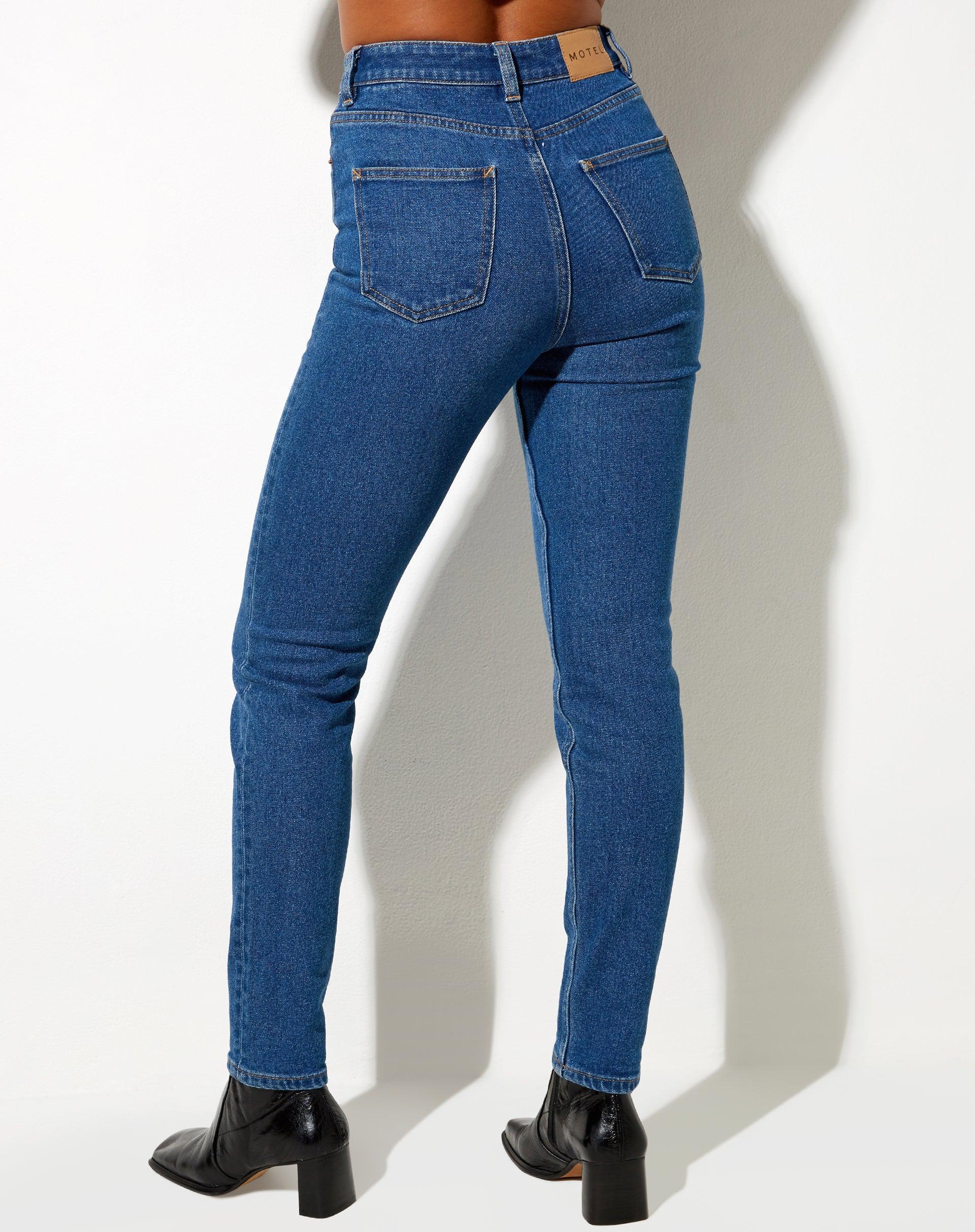 Slim Jeans in Indigo Blue Product Image