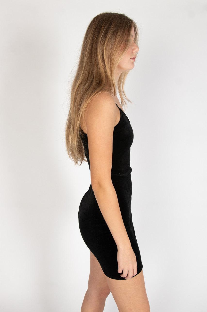 Velvet Cami Mini Dress Product Image