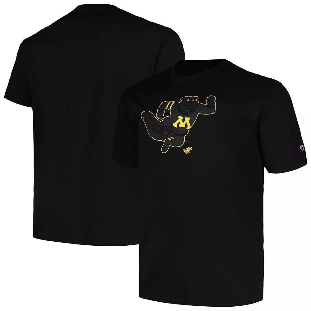 Men's Profile Black Minnesota Golden Gophers Big & Tall Pop T-Shirt, Size: XLT Product Image