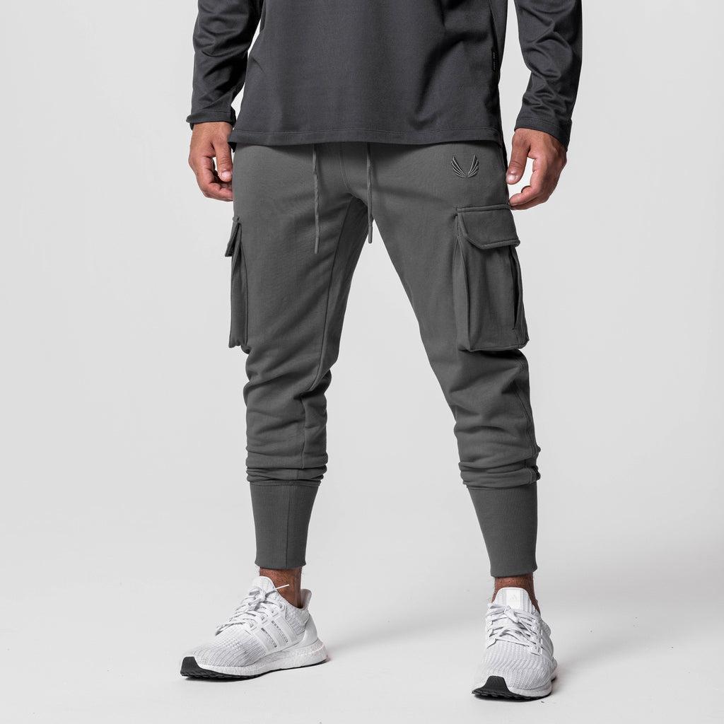 0654. Tech-Terry™ Cargo High Rib Jogger - Raven Product Image