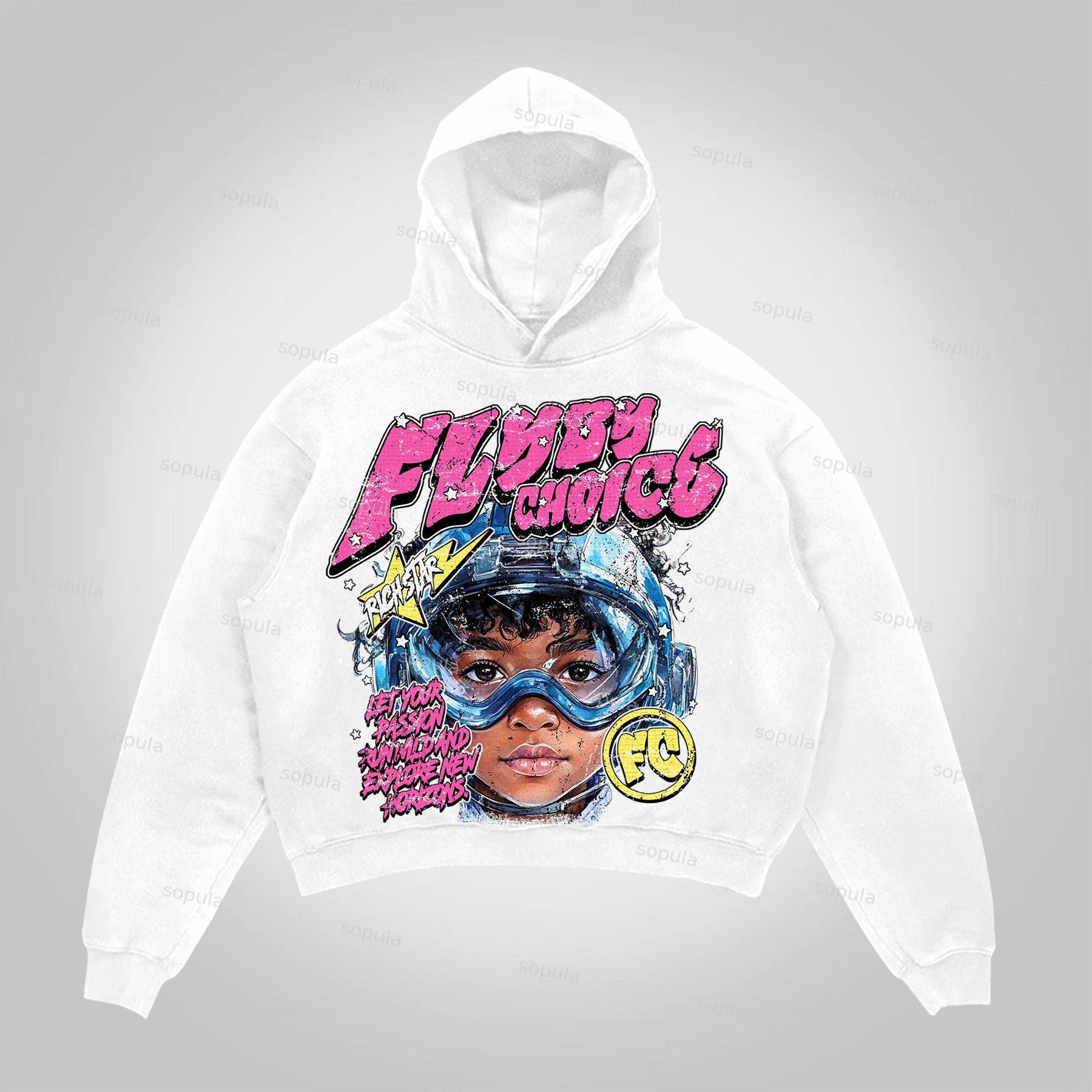 Sopula Top Man Retro Graphic Hoodie Product Image