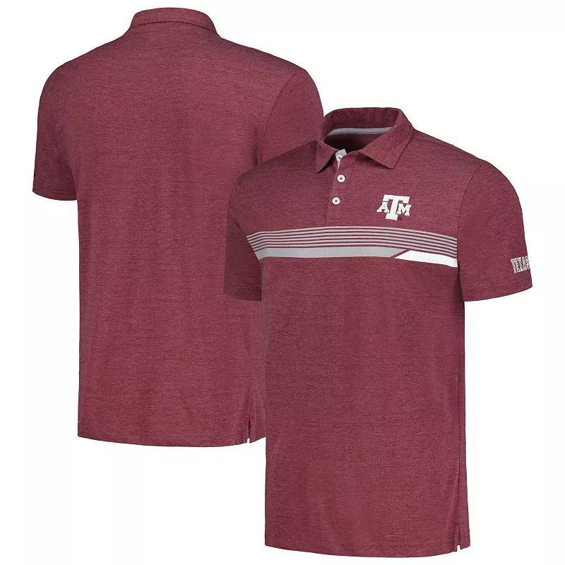 Men's Colosseum  Maroon Texas A&M Aggies No Problemo Polo, Size: 3XL, Red Product Image