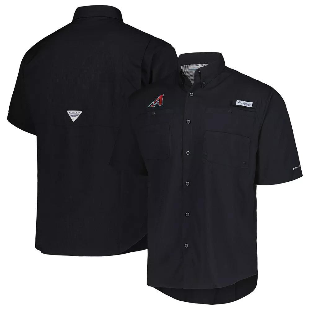 Men's Columbia Black Arizona Diamondbacks Tamiami Omni-Shade Button-Down Shirt, Size: Large Product Image