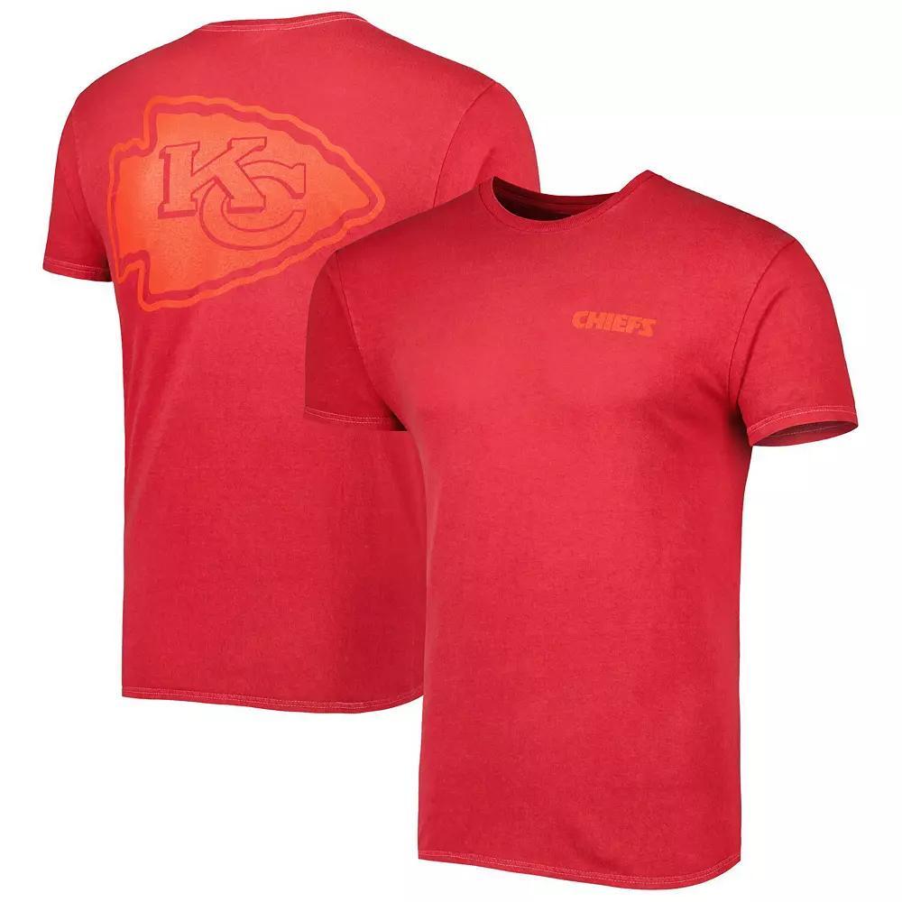 Men's '47 Red Kansas City Chiefs Fast Track Tonal Highlight T-Shirt, Size: 2XL Product Image