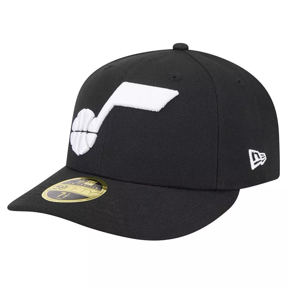 Men's New Era Black Utah Jazz Low Profile Core 59FIFTY Fitted Hat, Size: 7, Jaz Black Product Image