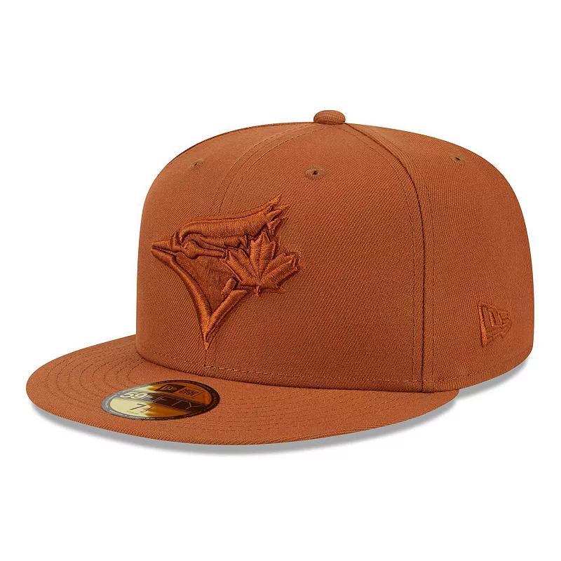 Men's New Era Brown Toronto Blue Jays Spring Color 59FIFTY Fitted Hat, Size: 7 5/8, Jay Brown Product Image