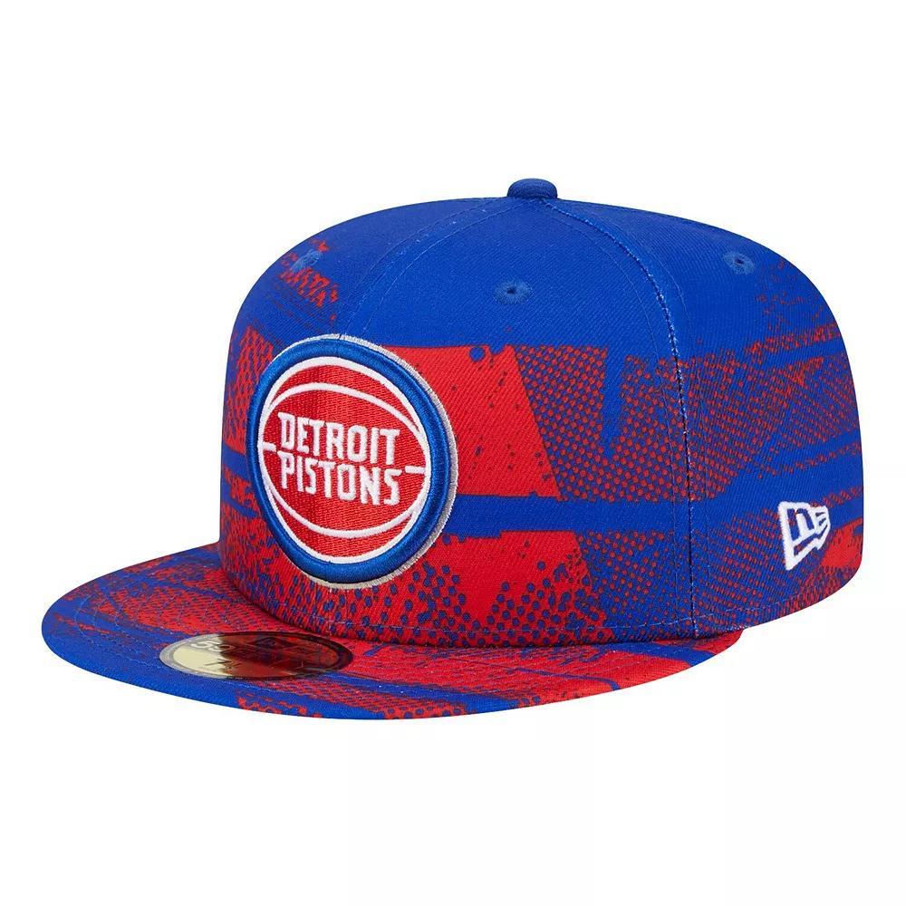 Men's New Era Blue Detroit Pistons Tip-Off 59FIFTY Fitted Hat, Size: 7 1/4, Pis Blue Product Image