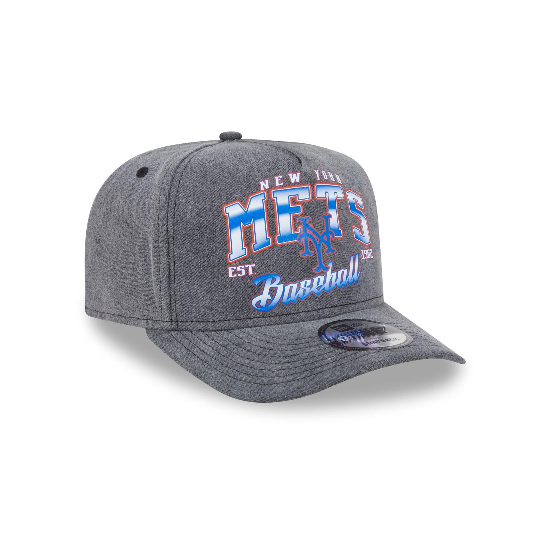 New York Mets Washed 9FIFTY A-Frame Snapback Hat Male Product Image