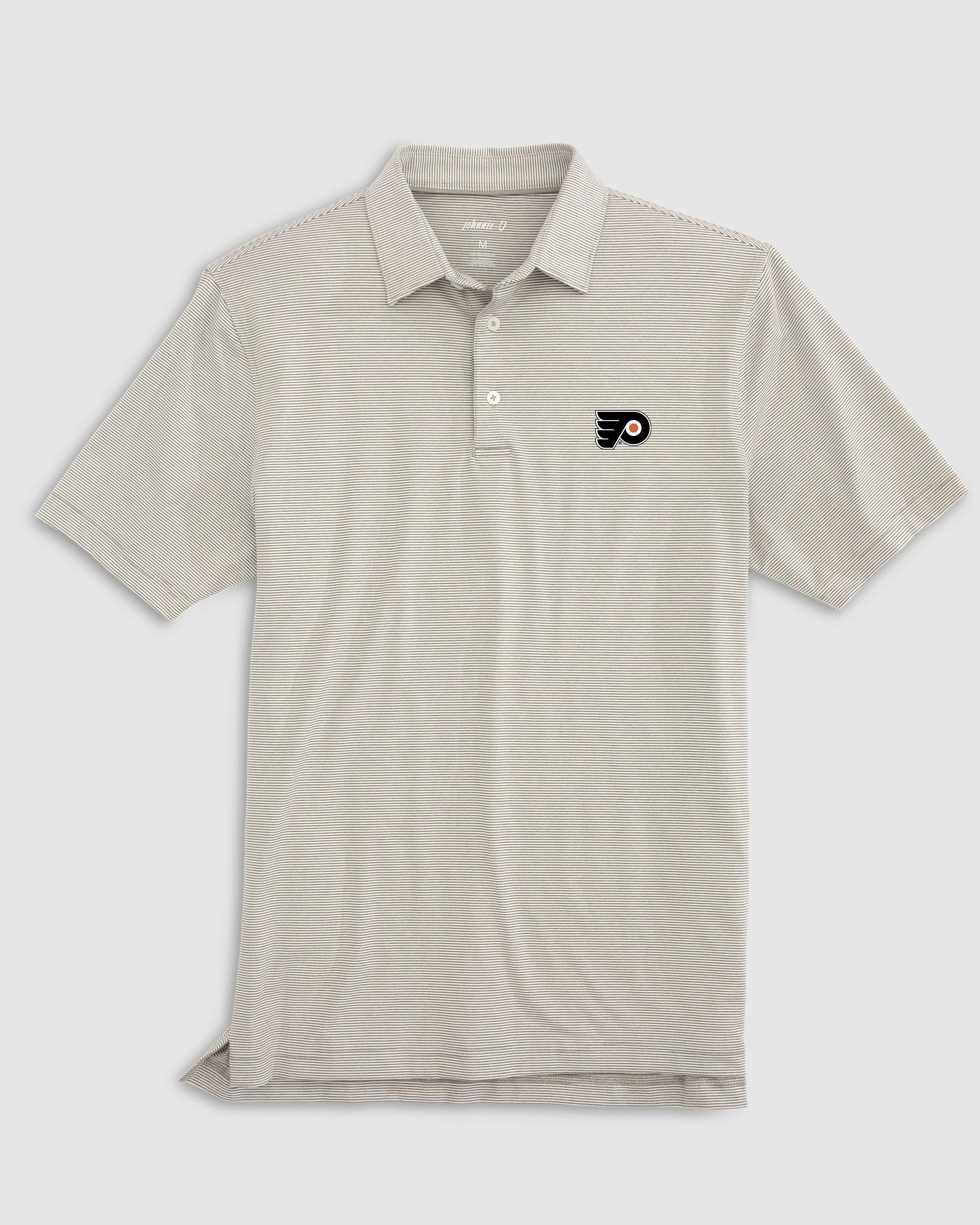 Uconn Lyndonn Striped Jersey Performance Polo - 2024 College Basketball Champions Logo Male Product Image